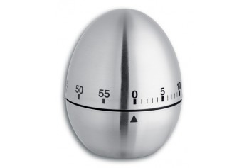 Silver Egg Kitchen Timer (38.1026)
